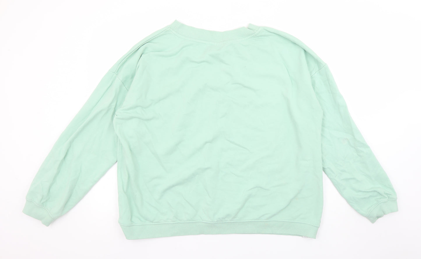 Bekkin Women’s Mint Green XXL V-Neck Pullover Sweatshirt