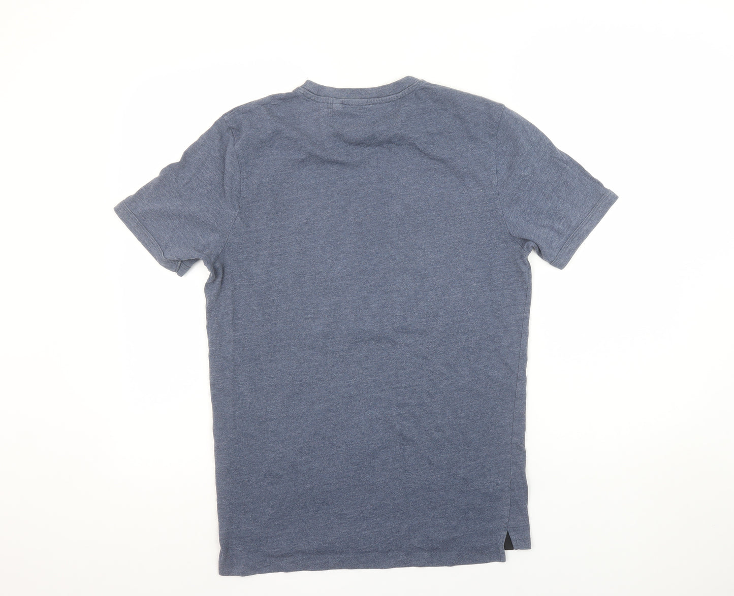Diesel Men's Blue Crew Neck Short Sleeve Graphic T-Shirt Medium
