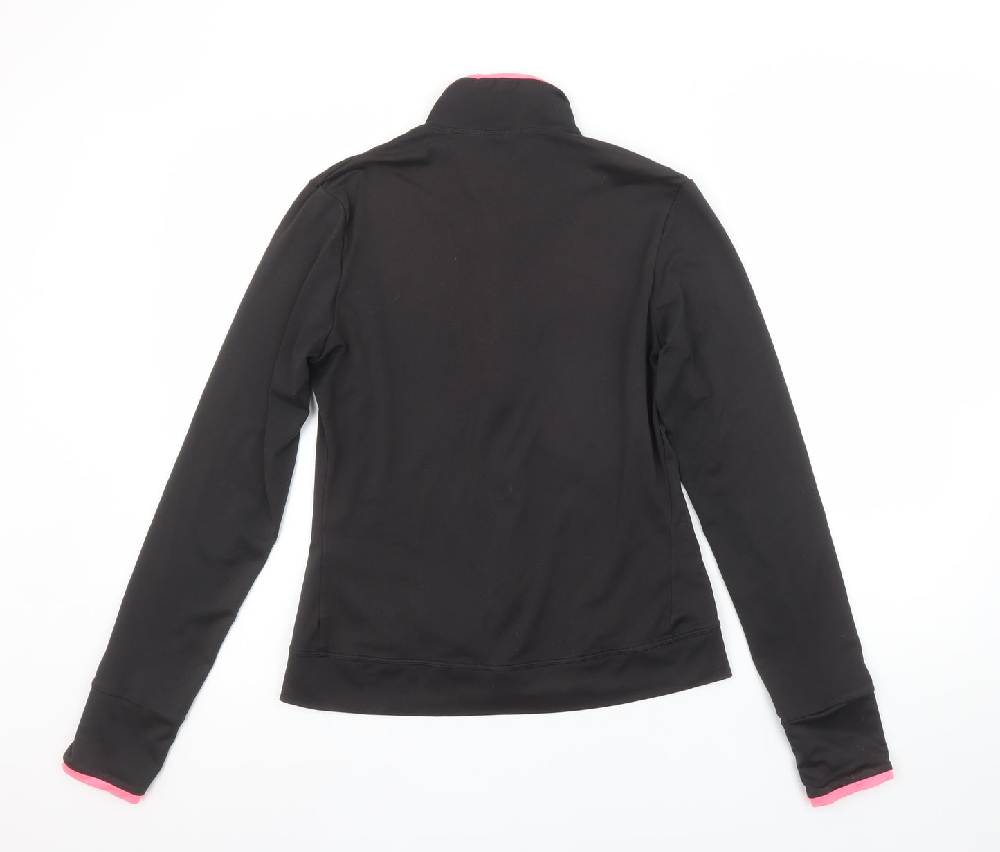 Domyos Women Black XS Full Zip Hoodie Jacket Sportswear