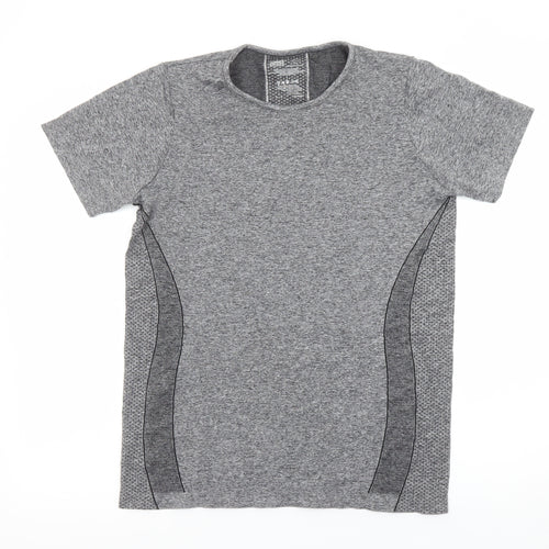 Dunnes Stores Womens Grey Short Sleeve Active T-Shirt Size L