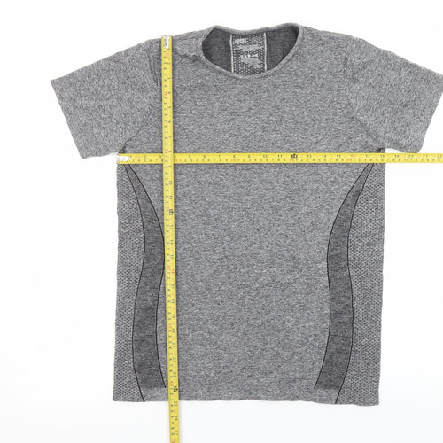 Dunnes Stores Womens Grey Short Sleeve Active T-Shirt Size L