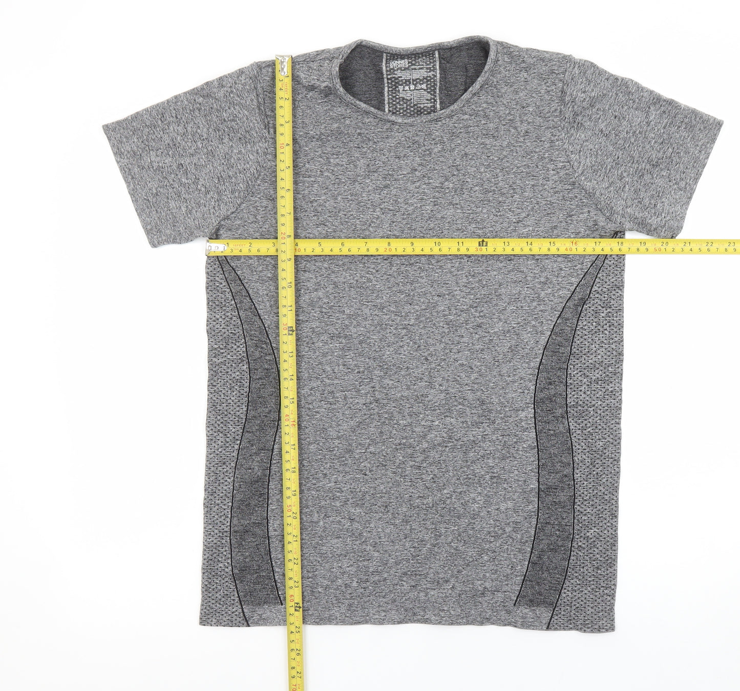 Dunnes Stores Womens Grey Short Sleeve Active T-Shirt Size L