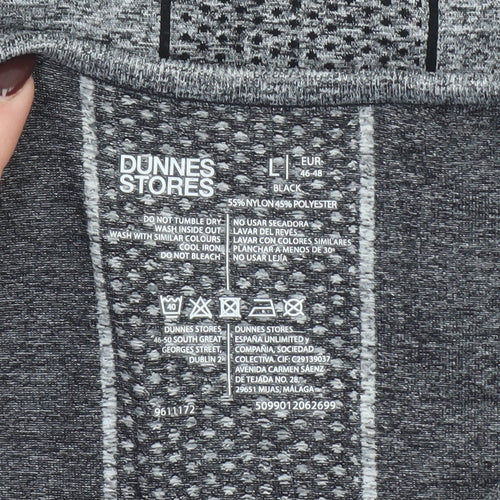 Dunnes Stores Womens Grey Short Sleeve Active T-Shirt Size L