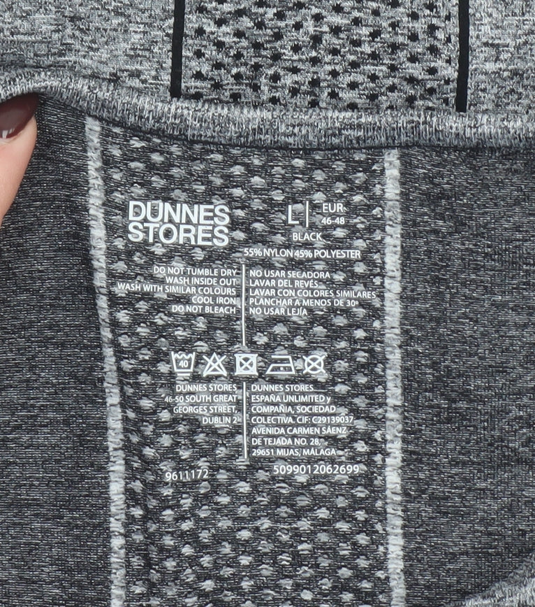Dunnes Stores Womens Grey Short Sleeve Active T-Shirt Size L