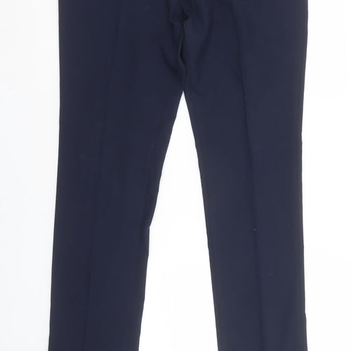 Primark Men Navy Blue Regular Fit Dress Trousers 34/32R