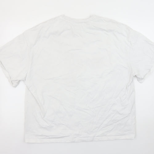 Missguided Women's White 'Future Mrs' Cotton T-Shirt Size L