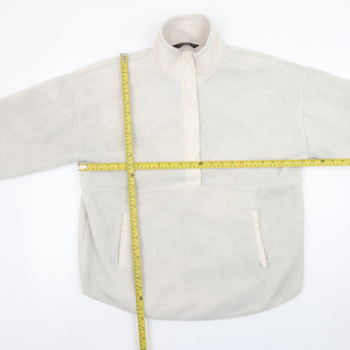 Dunnes Stores Women's Cream Fleece Pullover Sweatshirt Medium