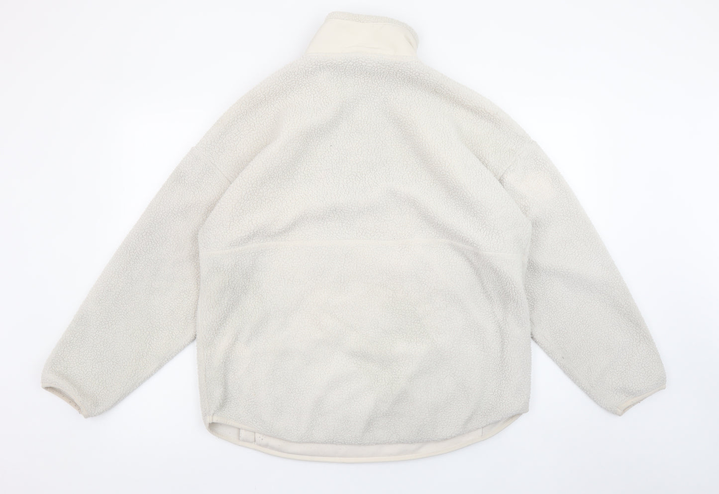 Dunnes Stores Women's Cream Fleece Pullover Sweatshirt Medium