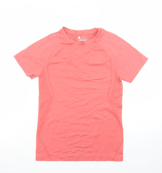 Dunnes Stores Women Pink XS Slim Fit Lightweight Activewear T-Shirt