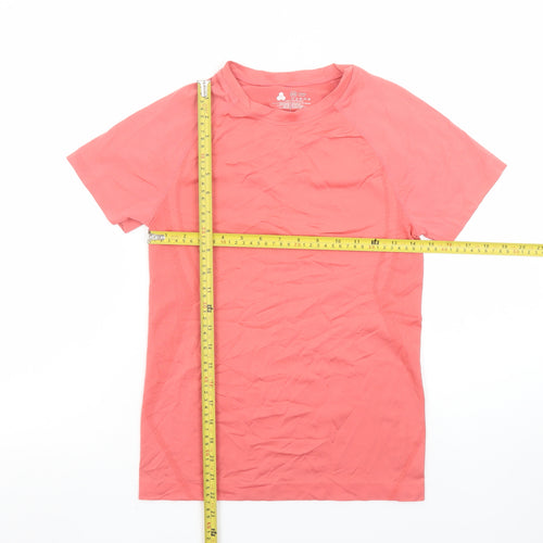 Dunnes Stores Women Pink XS Slim Fit Lightweight Activewear T-Shirt