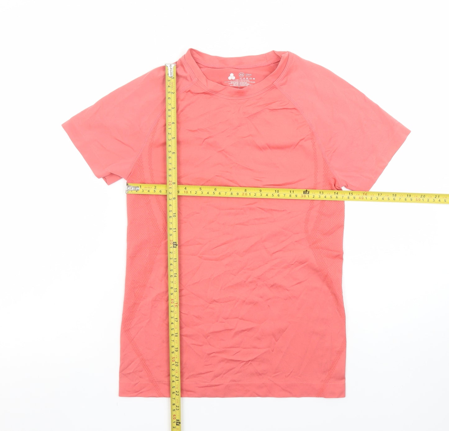 Dunnes Stores Women Pink XS Slim Fit Lightweight Activewear T-Shirt