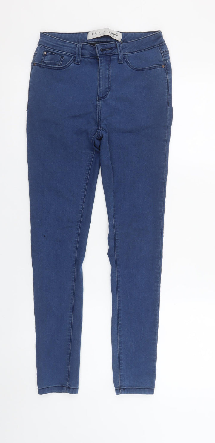 Denim Co. Women's Blue Skinny Jeans Size 8 Slim Fit Stretch Denim