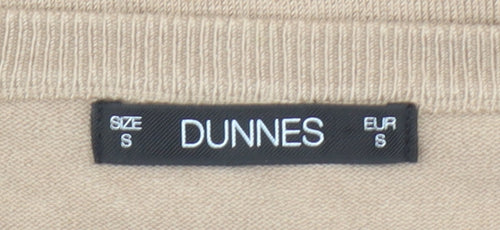 Dunnes Women’s Beige Long Sleeve Crew Neck Pullover Jumper Size S