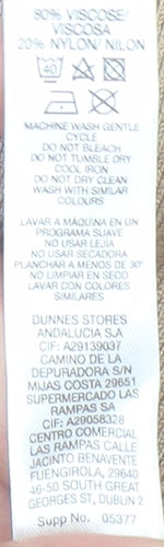 Dunnes Women’s Beige Long Sleeve Crew Neck Pullover Jumper Size S