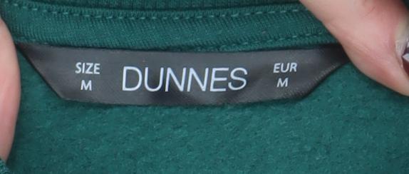 Dunnes Women Green Pullover Sweatshirt Medium Montana Print