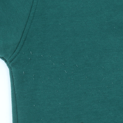 Dunnes Women Green Pullover Sweatshirt Medium Montana Print