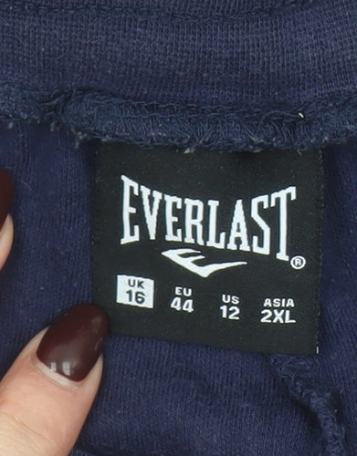 Everlast Women’s Blue Cotton Jogger Trousers Size 16