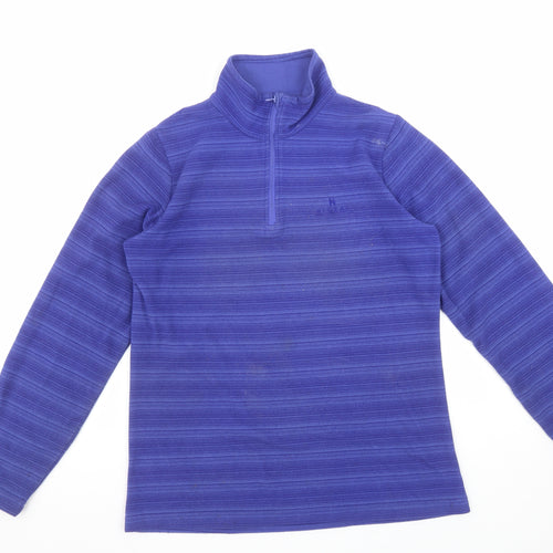 Hi Gear Women's Blue Size 10 1/2 Zip Fleece Sweatshirt