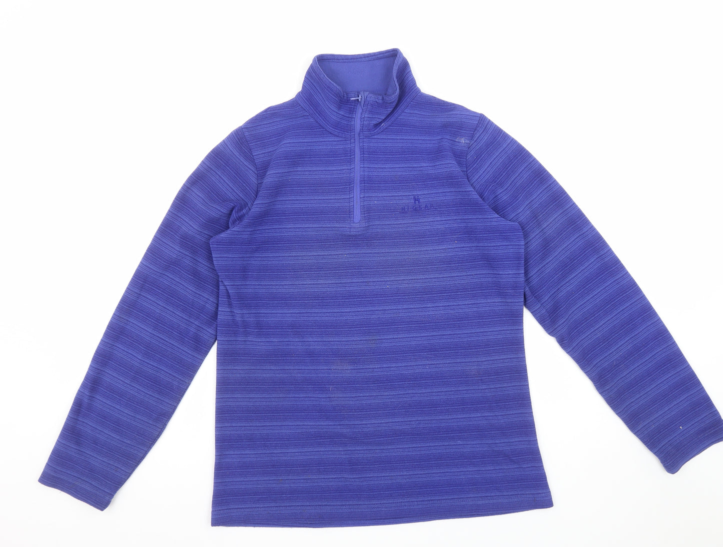 Hi Gear Women's Blue Size 10 1/2 Zip Fleece Sweatshirt