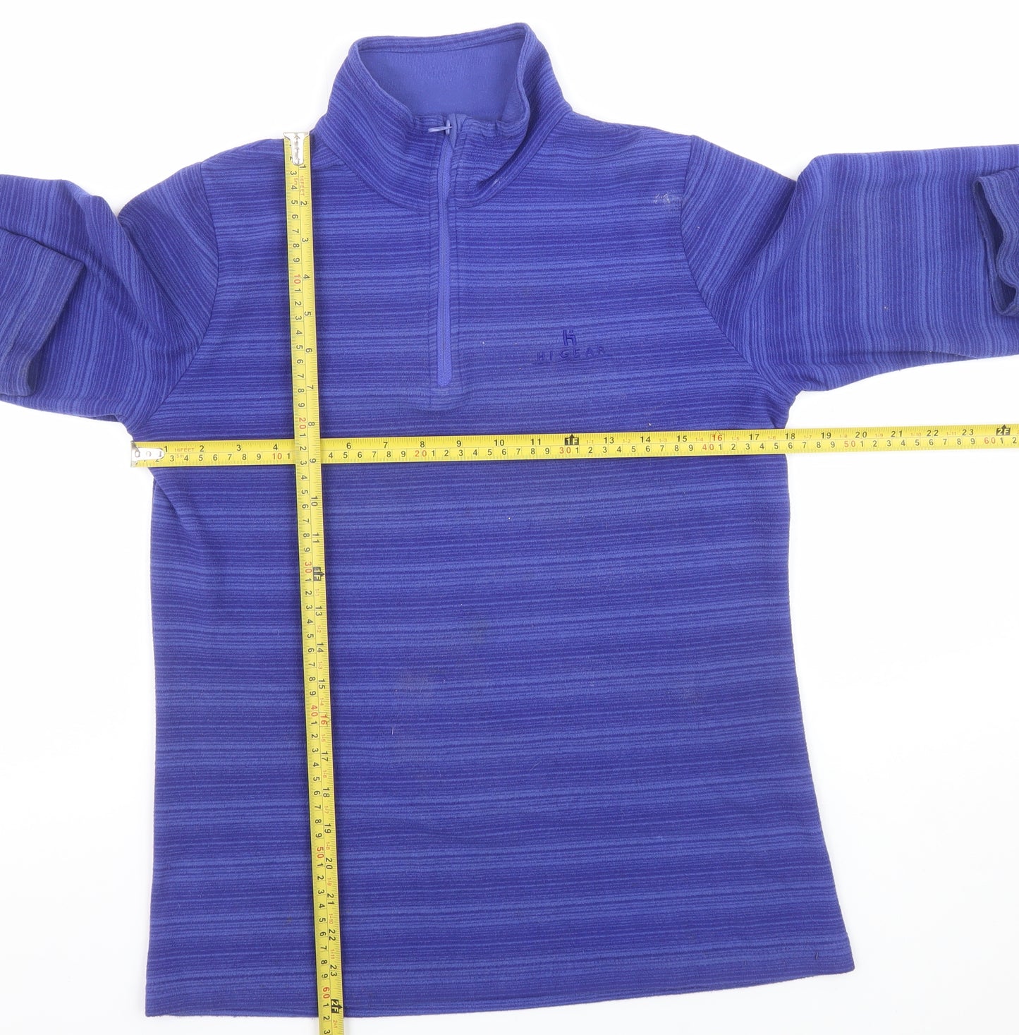 Hi Gear Women's Blue Size 10 1/2 Zip Fleece Sweatshirt