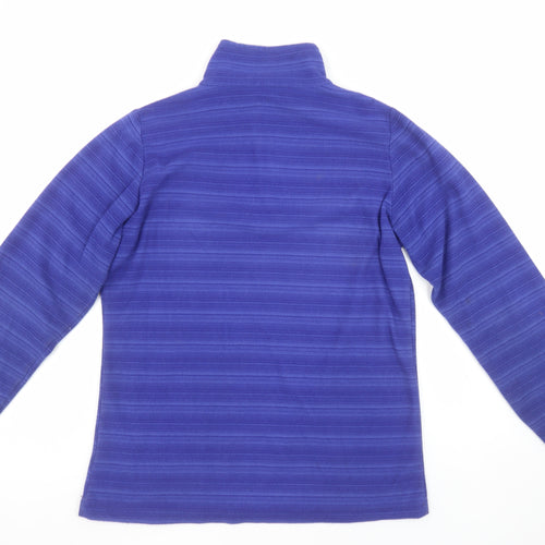 Hi Gear Women's Blue Size 10 1/2 Zip Fleece Sweatshirt