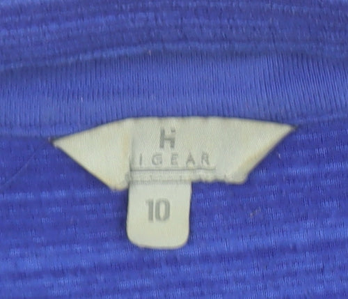 Hi Gear Women's Blue Size 10 1/2 Zip Fleece Sweatshirt