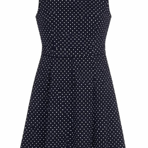 Izabel London Women’s Blue Polka Dot Fit & Flare Dress Size 12