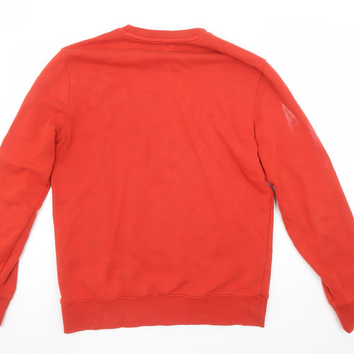 Levi's Men's Red Crew Neck Pullover Sweatshirt Size S Classic Fit