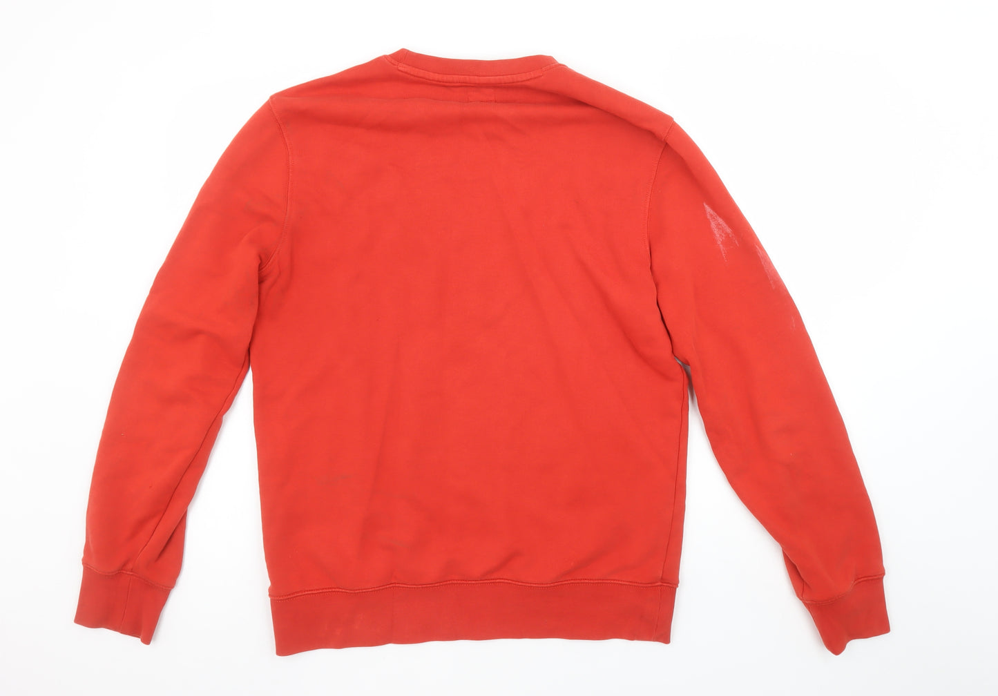 Levi's Men's Red Crew Neck Pullover Sweatshirt Size S Classic Fit