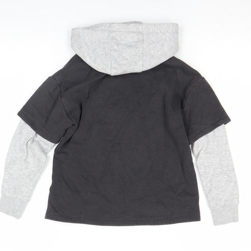 Marks and Spencer Boys Black Space Jam Hoodie 8-9 Years Pullover