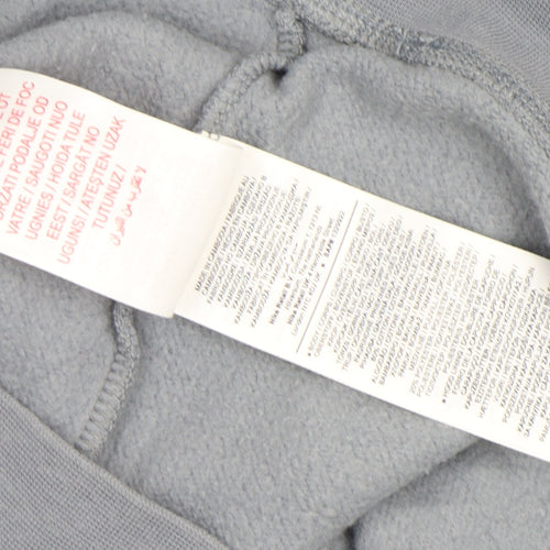 Nike Boys Grey Air Logo Pullover Hoodie XL 158-170cm Long Sleeve Fleece