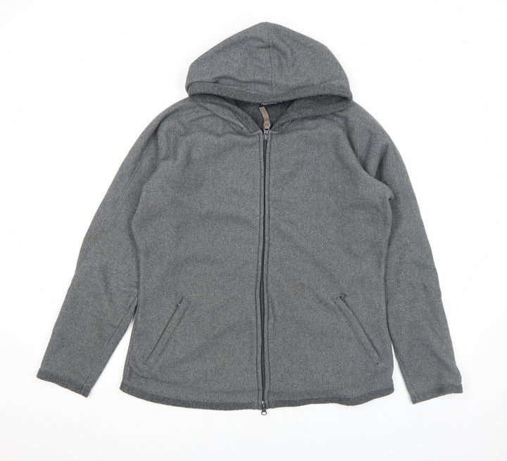 Peter Storm Women's Grey Full Zip Fleece Hoodie Size 14 Polyester Outdoor