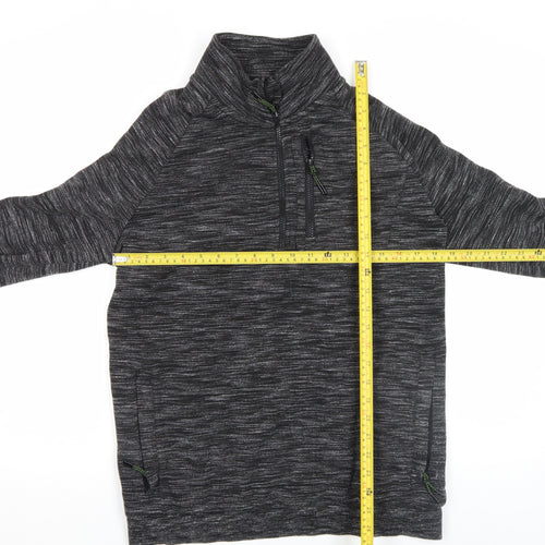 Next Men's Grey 1/4 Zip Pullover Sweatshirt Size M