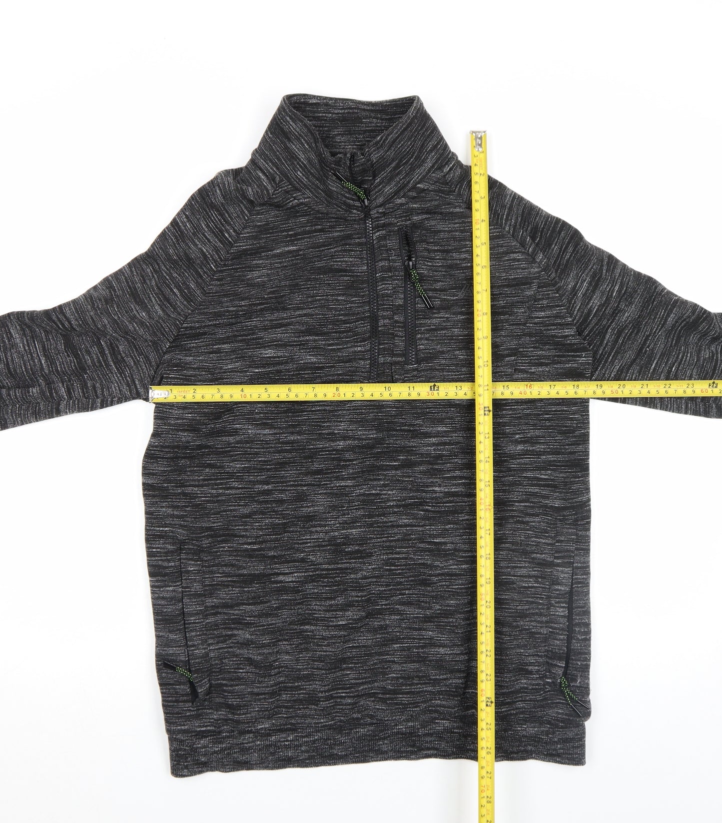 Next Men's Grey 1/4 Zip Pullover Sweatshirt Size M
