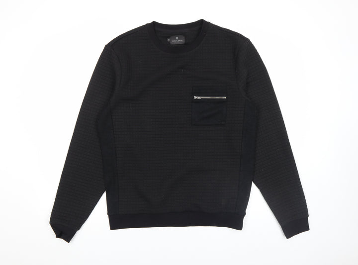 Casual Friday by Blend Men's Black Crew Neck Sweatshirt M Regular Fit