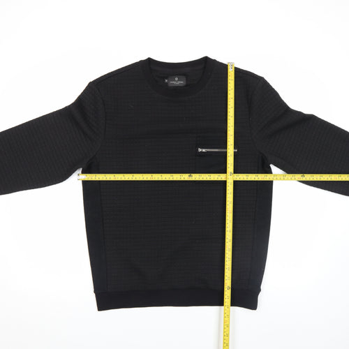 Casual Friday by Blend Men's Black Crew Neck Sweatshirt M Regular Fit