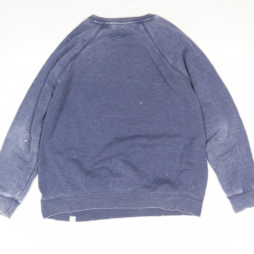 Next Men Blue Los Angeles California Graphic Sweatshirt L