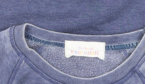 Next Men Blue Los Angeles California Graphic Sweatshirt L