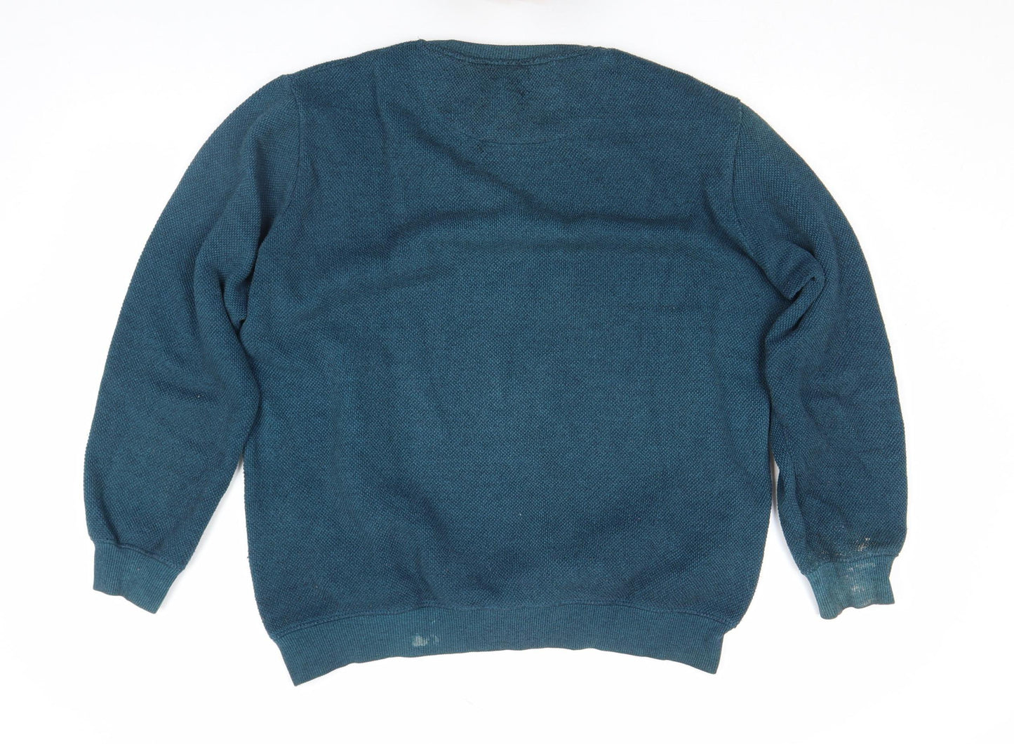 Calvin Klein Men's Blue Knit Crew Neck Sweatshirt L Regular