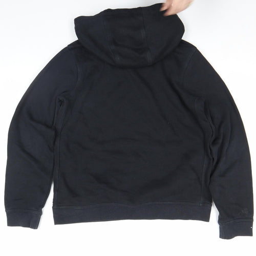 Nike Boys Black Pullover Hoodie 15-16 Years Fleece Logo Sportswear