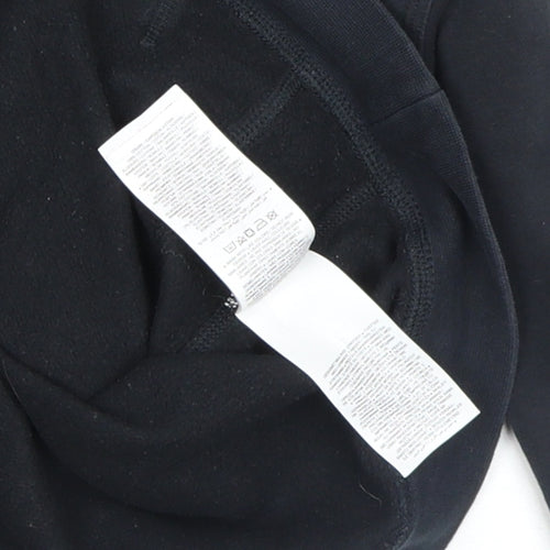 Nike Boys Black Pullover Hoodie 15-16 Years Fleece Logo Sportswear