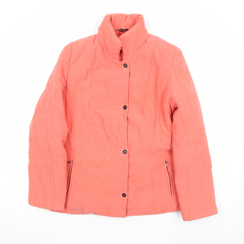 Concept K Women Pink Polyester Puffer Jacket Size 12