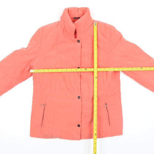 Concept K Women Pink Polyester Puffer Jacket Size 12