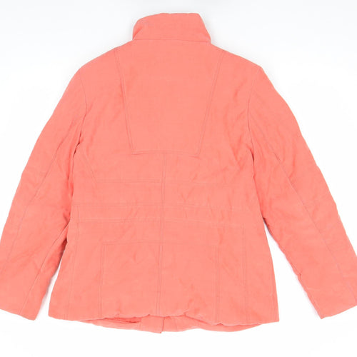 Concept K Women Pink Polyester Puffer Jacket Size 12