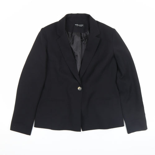 Select Women's Black Size 10 Single-Breasted Blazer Jacket
