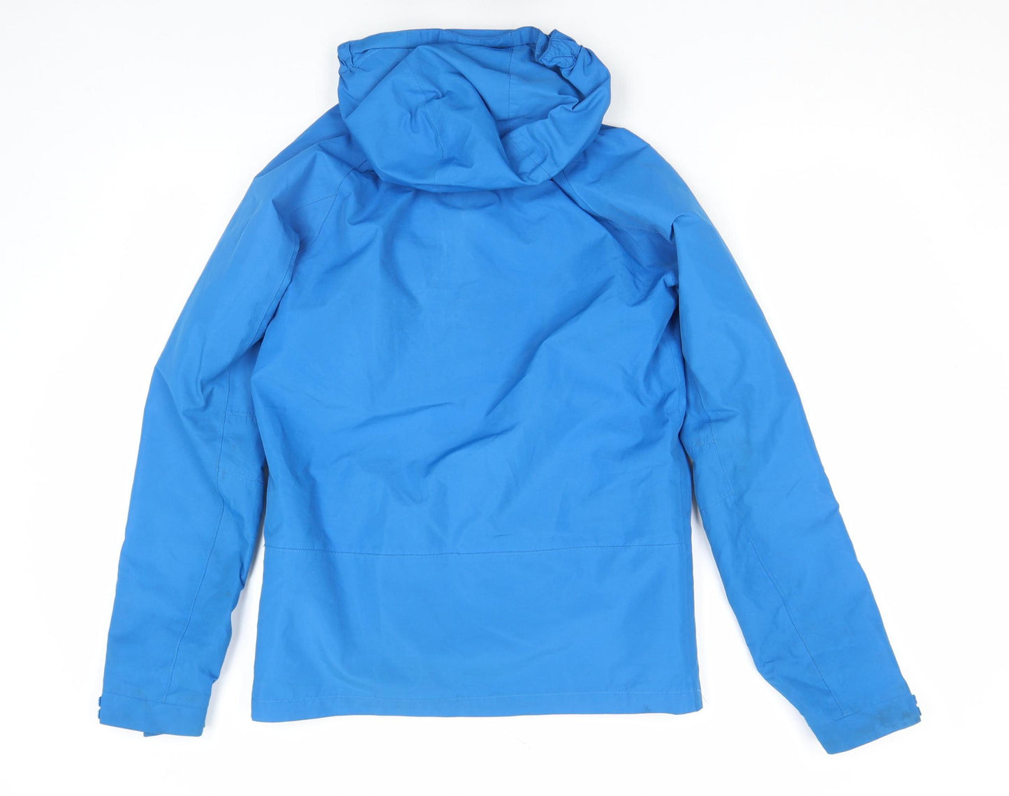 Mountain Warehouse Girls Blue Waterproof Hooded Rain Jacket 13 Years