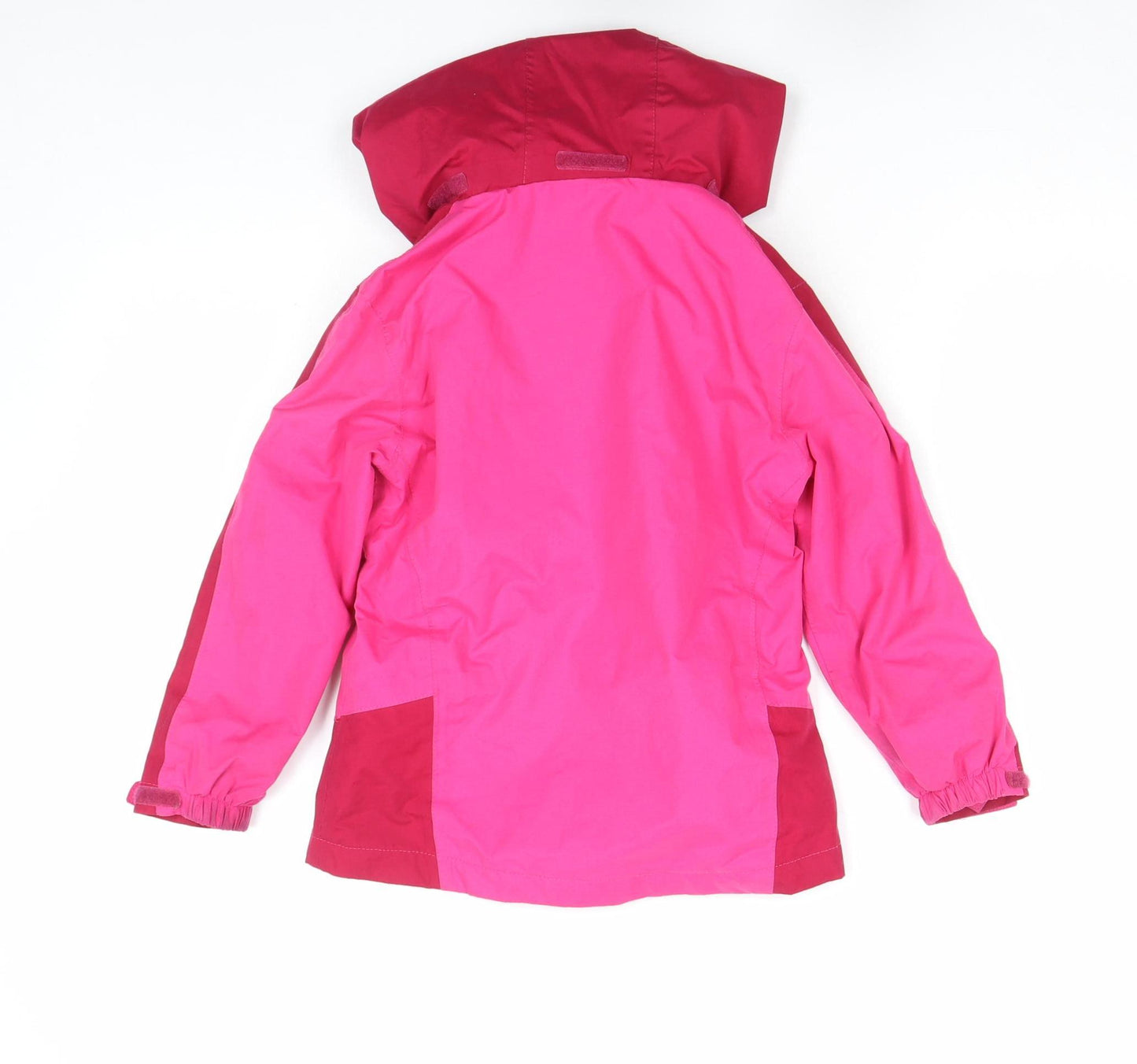 Peter Storm Girls Pink Waterproof Hooded Rain Jacket 5-6 Years