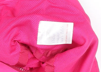 Peter Storm Girls Pink Waterproof Hooded Rain Jacket 5-6 Years