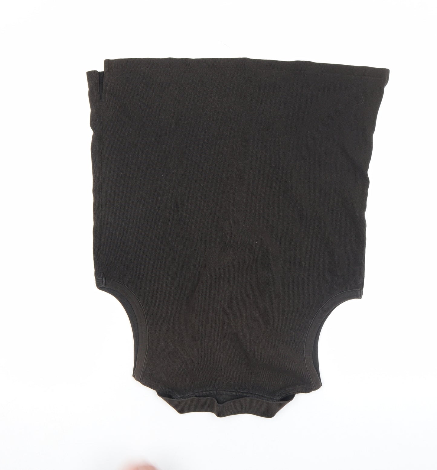J.Crew Women's Black Cotton Sleeveless Polo Shirt M