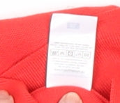 Fruit of the Loom Men's Red XL Charity Golf Polo Shirt